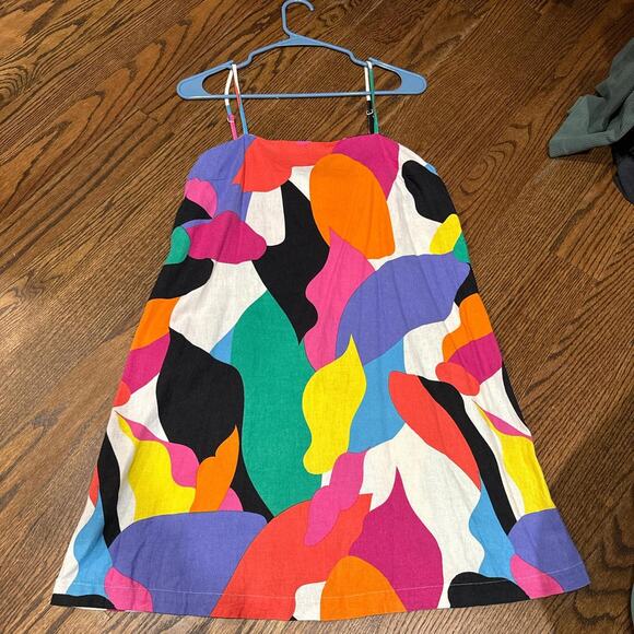 Vibrant multi coloured mini dress - Picture 1 of 2
